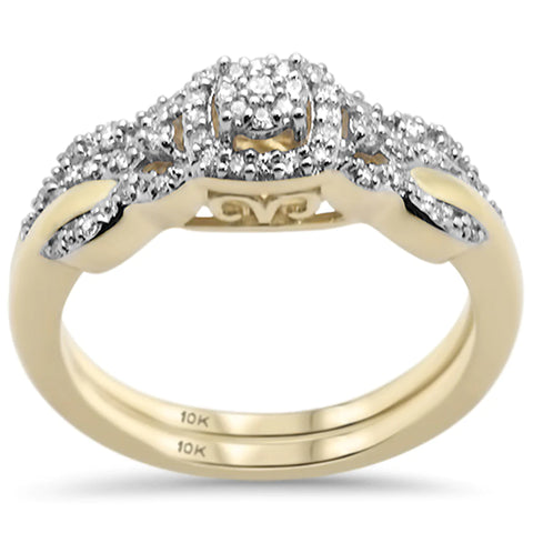 10K Yellow Gold G SI .23CT Ladies Diamond Bridal Set