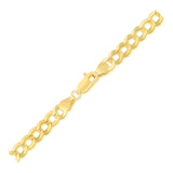 5.7mm 14k Yellow Gold Solid Curb Chain