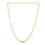 4.7mm 14k Yellow Gold Puffed Mariner Link Chain