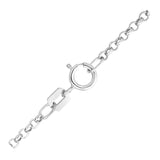 14k White Gold Rolo Chain 1.9mm