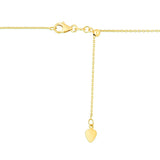 Adjustable Cable Chain in 14k Yellow Gold (1.0mm)