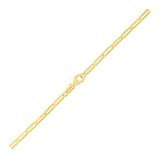 14K Yellow Gold Paperclip Chain (2.5mm)