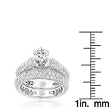 14K Gold 2.45ct Unique Diamond Engagement Ring Set