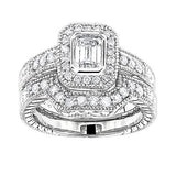 1.03ct 14K Gold Diamond Engagement Ring Set