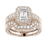 1.03ct 14K Gold Diamond Engagement Ring Set