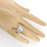 5.33ct Princess Cut Channel Setting Diamond Engagement Ring Set