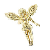 Small Baby Angel Charm 0.63ct 14K Gold Diamond Angel Pendant