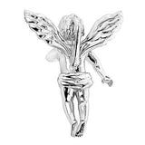 14k Gold 0.70ct Mini Angels with Blue Diamond Wings Charm