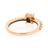 Promise Rings: Affordable 14K Gold Preset Diamond Engagement Ring .7ct