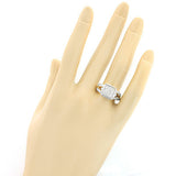 Pave Diamond Engagement Ring 14K 0.66ct