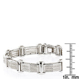 Sterling Silver Diamond Bracelet 0.59ct