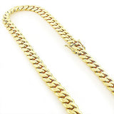 Yellow Gold Miami Cuban Link Colossal Chain 14K 14.5mm 22-40in