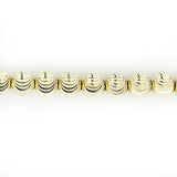 Done 10K Yellow Gold Moon Cut Chain 6mm 22-40in