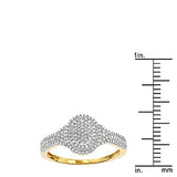 Diamond Oval Shaped Ring 14K 0.33ct