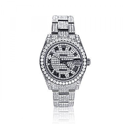 Rolex Datejust Pre-Owned 12ct Ladies Diamond Watch
