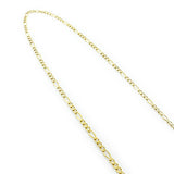 14K Yellow Gold Figaro Chain 5.5mm 22-24in