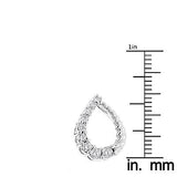 14k Gold 9 Stone Diamond Journey Necklace 0.25ct