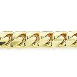 Yellow Gold Miami Cuban Link Curb Chain 10K 22-40in