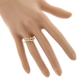 14K Gold Diamond Mom Ring 0.13ct Journey Diamond Jewelry Style 0.13ct