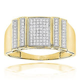 0.32ct Men's Pave Diamond Ring