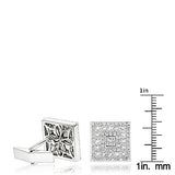 18K Round & Princess Diamond Designer Cufflinks 4.59ct