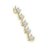 Ladies Diamond Pendants: 14k Gold Journey Jewelry Collection Item 0.5ct