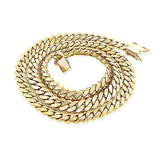 Yellow Gold Miami Cuban Link Curb Chain 14K 9.5mm 22-40in