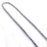 Mens Chains: Yellow Gold Ball Moon Cut Chain 10K 5mm 22-40in