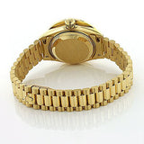 18k Yellow Gold Ladies ROLEX Oyster Diamond Watch Perpetual Datejust 3
