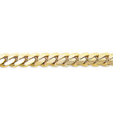 Yellow Gold Miami Cuban Link Curb Chain 14K 9.5mm 22-40in