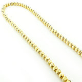 Done 10K Yellow Gold Moon Cut Chain 6mm 22-40in