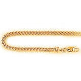 14K Solid Yellow Gold Franco Chain 3mm 24-40in