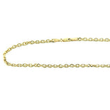 14K Gold Cable Chain, 20in-40in long, 3mm wide Acc