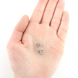 Sterling Silver Diamond Stud Earrings 0.25ct