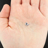 Body Piercing: Real 14K Gold Diamond Microdermal Implant Jewelry 0.25ct