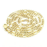 10K Yellow Gold Figaro Chain 3.5mm 18-24in