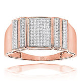 0.32ct Men's Pave Diamond Ring